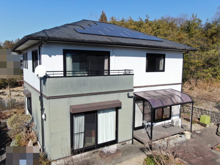 多治見市松坂町　屋根塗装工事　外壁塗装工事　塗り替え前