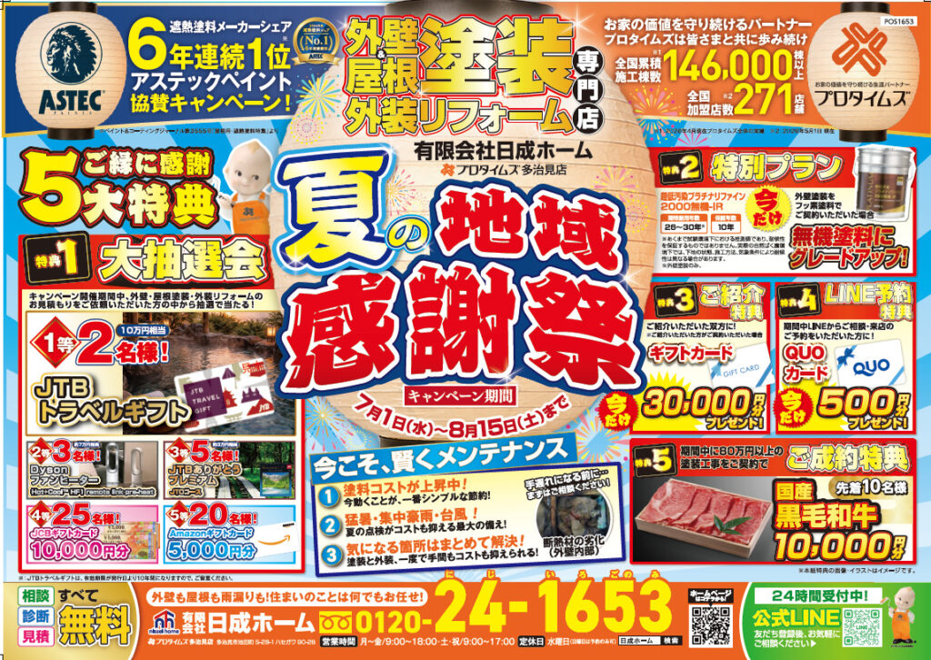 夏の地域感謝祭（表面）