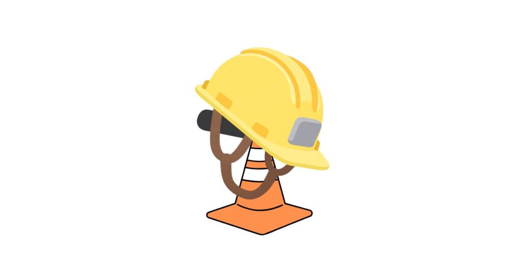 工事現場　安全第一