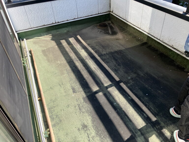 多治見市赤坂町　ベランダ防水工事　前