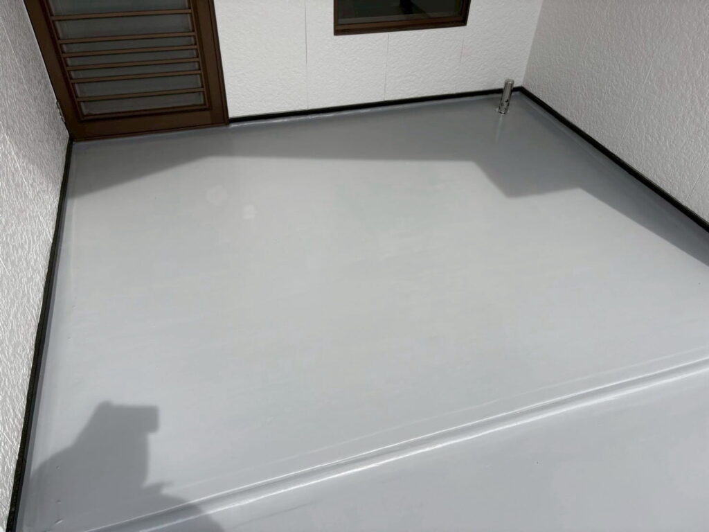 多治見市赤坂町　ベランダ防水工事　完成