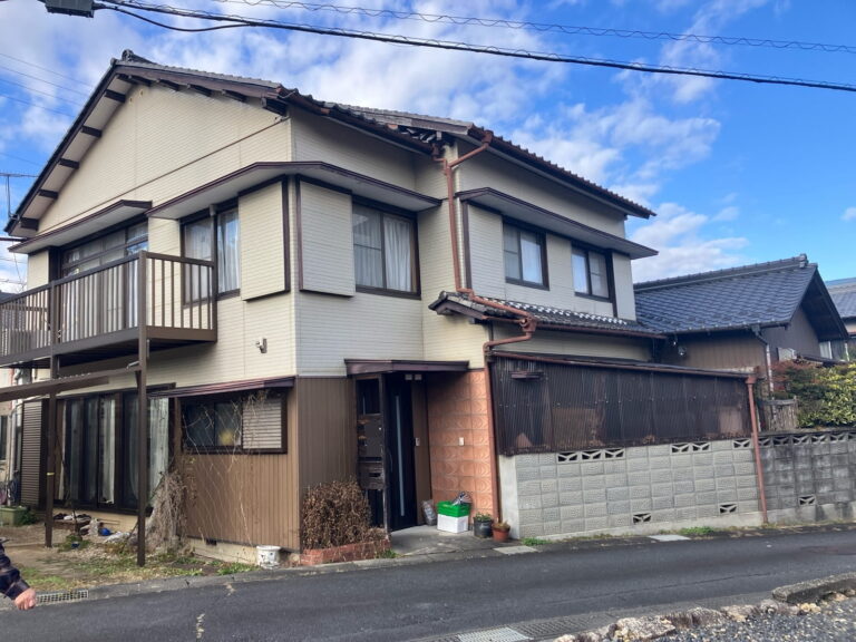 土岐市肥田町　外壁塗装工事　施工前