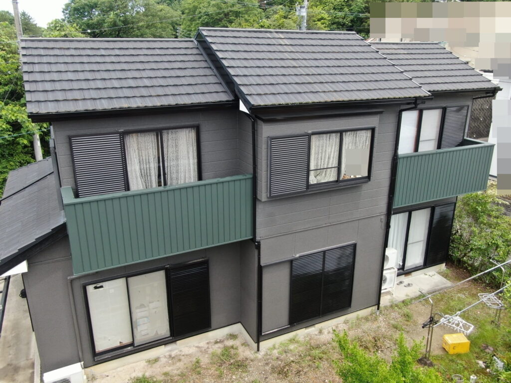 多治見市 外壁塗装 ベランダ板金工事 完成