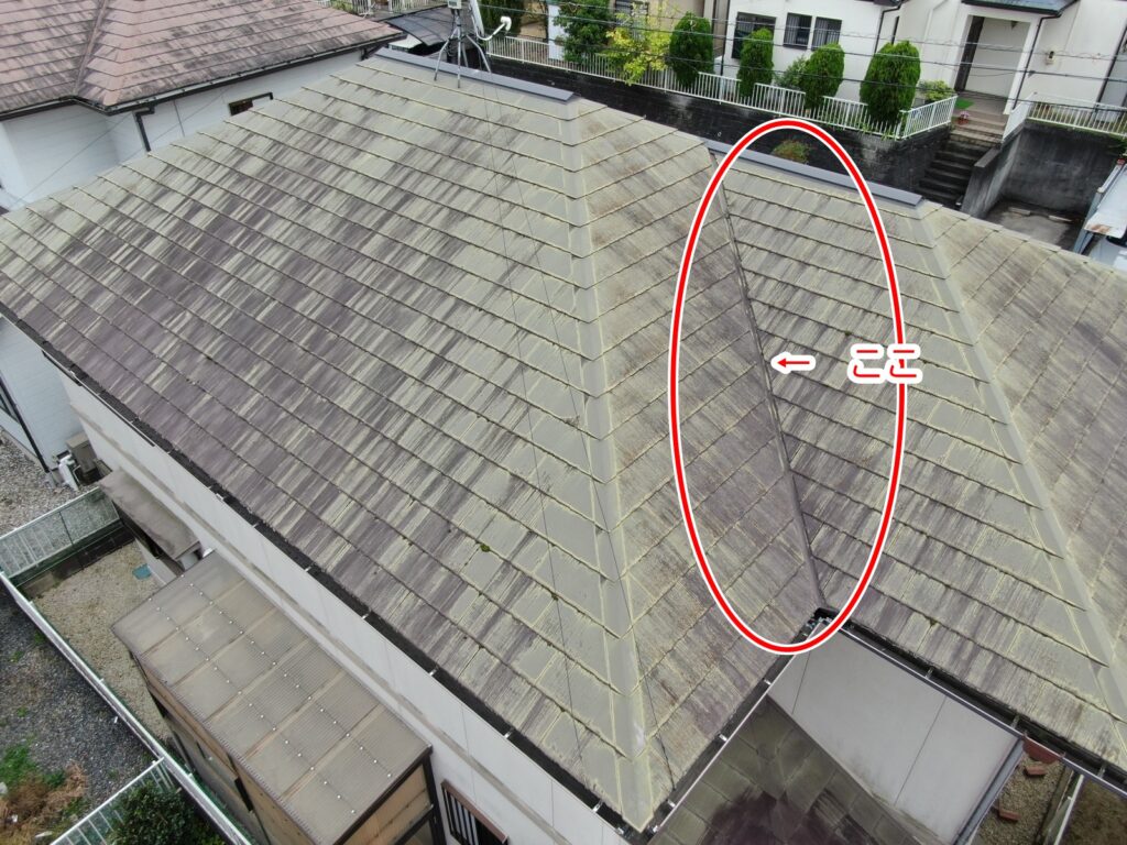 屋根工事　谷樋