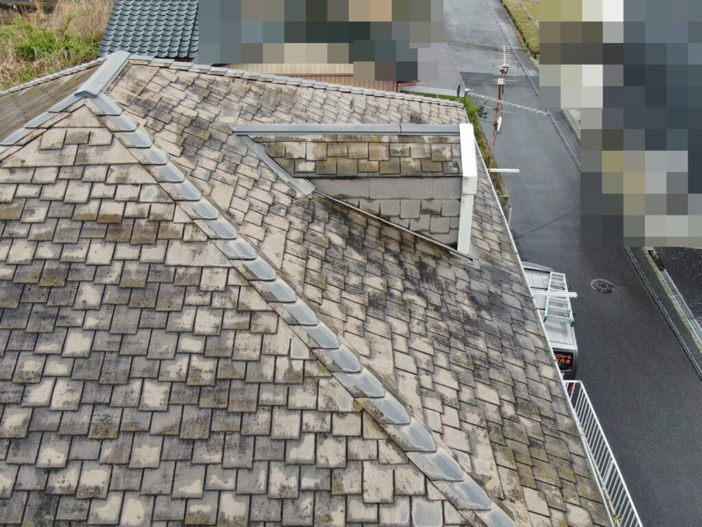 多治見市市之倉町 屋根塗装工事 施工前 劣化症状