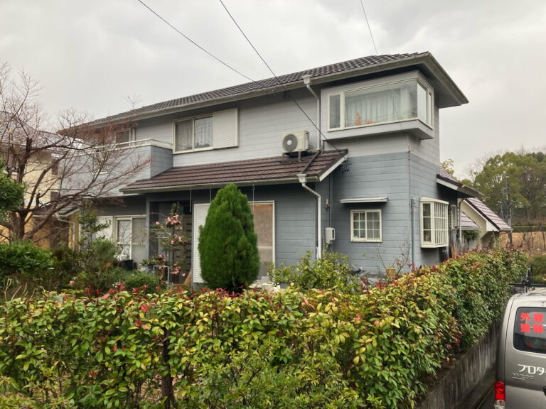 多治見市　外壁塗装工事　屋根塗装工事　施工前