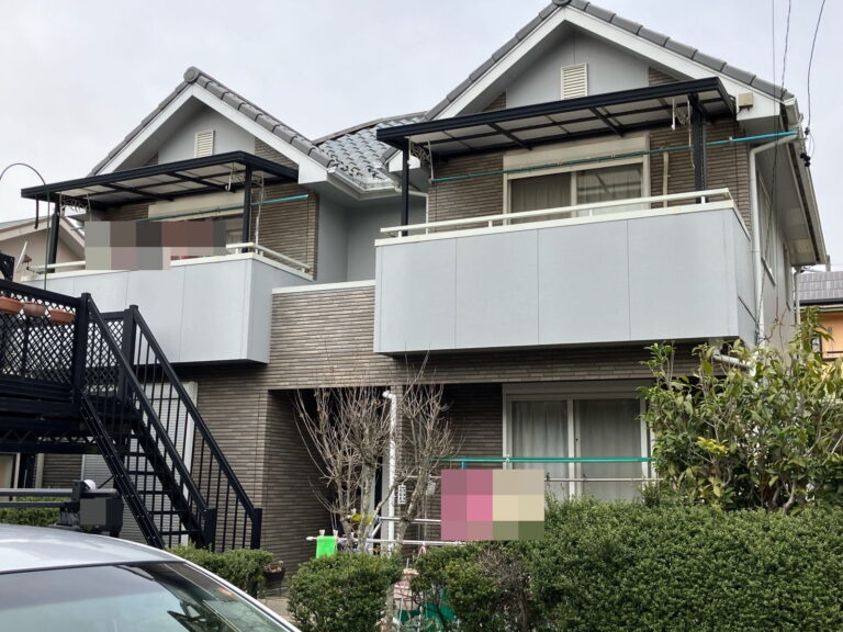 多治見市市之倉町　外壁塗装工事　屋根カバー工法　Before