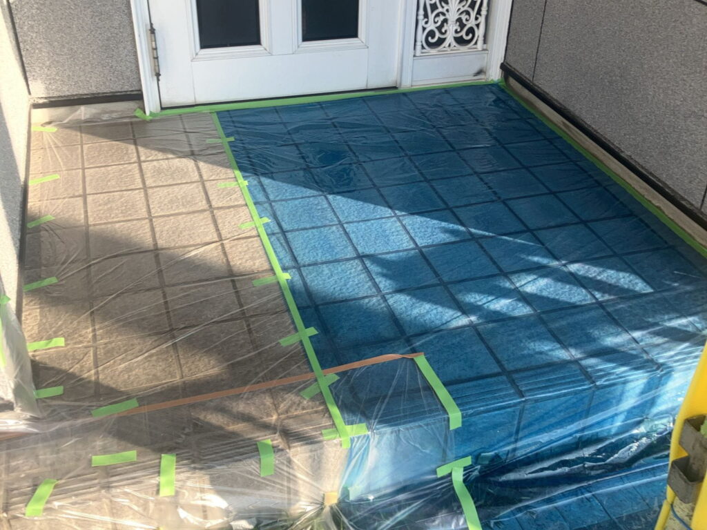 多治見市 外壁塗装 養生