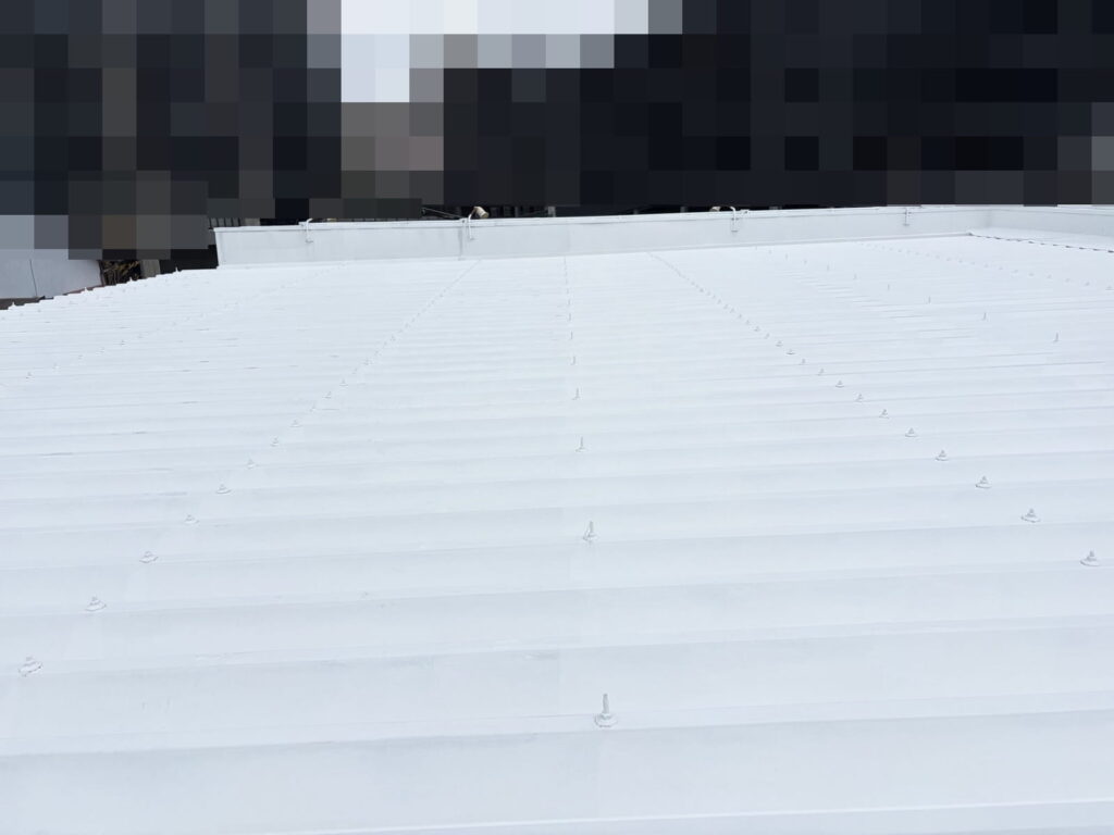 多治見市 折半屋根塗装 錆止め 下塗り2回目完成